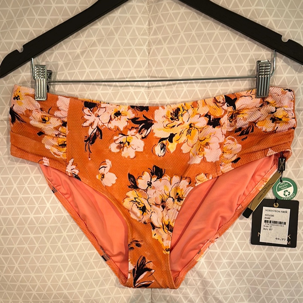 Floral Mid-Rise Bikini Bottom